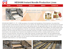 Tablet Screenshot of noodle-machines.com